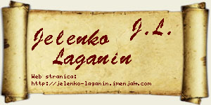 Jelenko Laganin vizit kartica